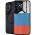 Russian Flag Distressed Galaxy S24 FE Kickstand Case
